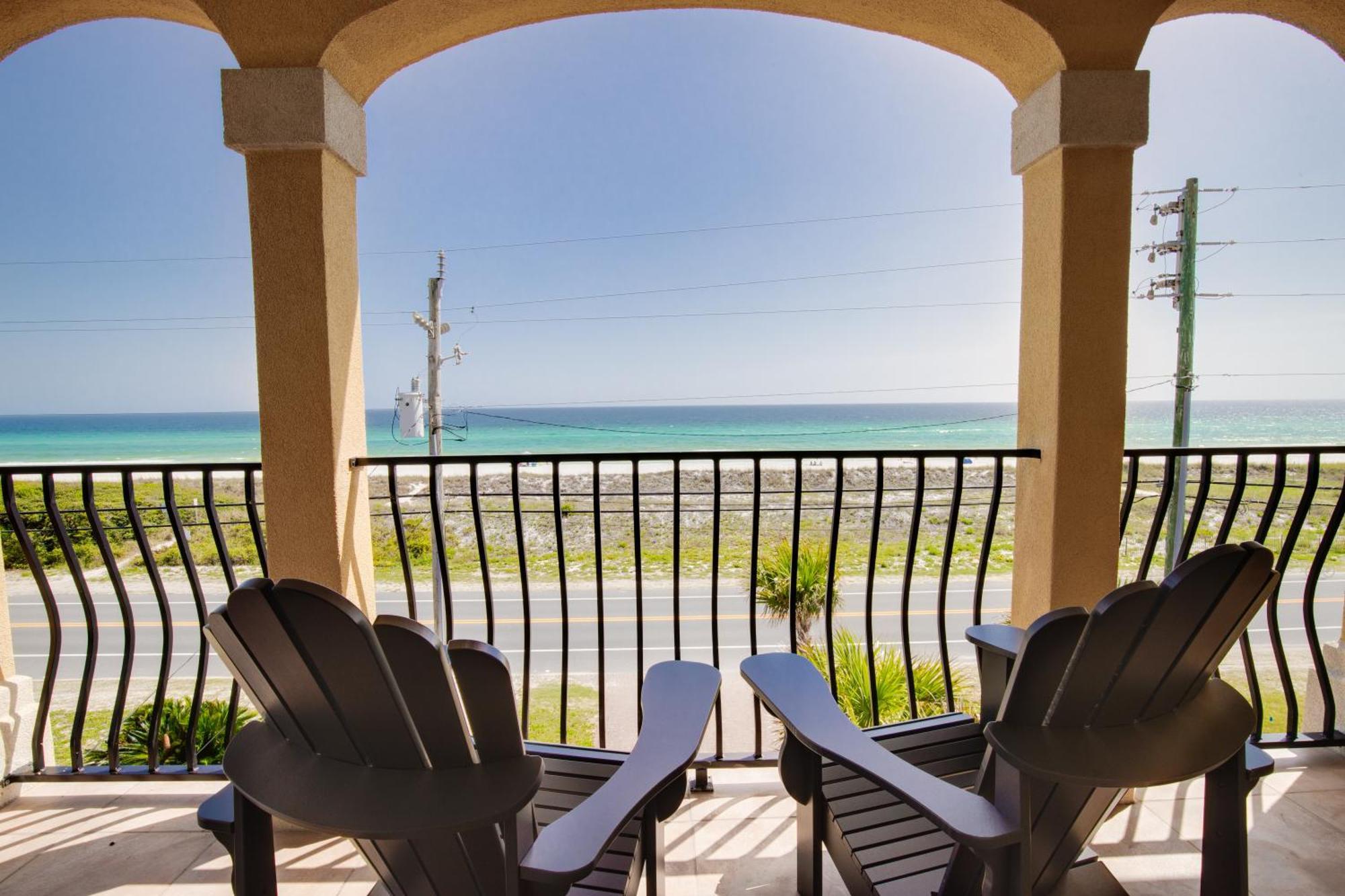 2 Gulf View Balconies! 3 Story Townhome With 4 Bedrooms, 4 Bathrooms! Sleeps12 Panama City Beach Eksteriør billede